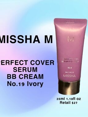 MISSHA M Perfect Cover Serum BB Cream No.19 Ivory - 35ml 1.18fl oz